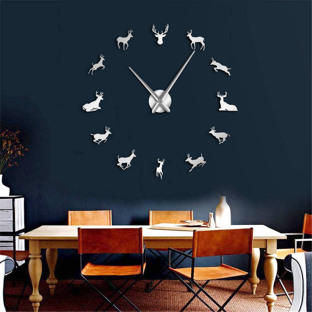 Giant Deer Wall Clock My Wall Clock