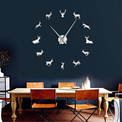 Giant Deer Wall Clock My Wall Clock