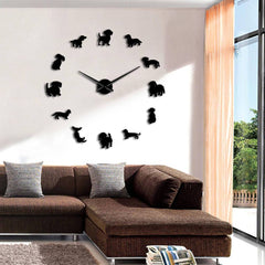 Giant Dog Wall Clock My Wall Clock