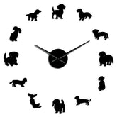 Giant Dog Wall Clock My Wall Clock