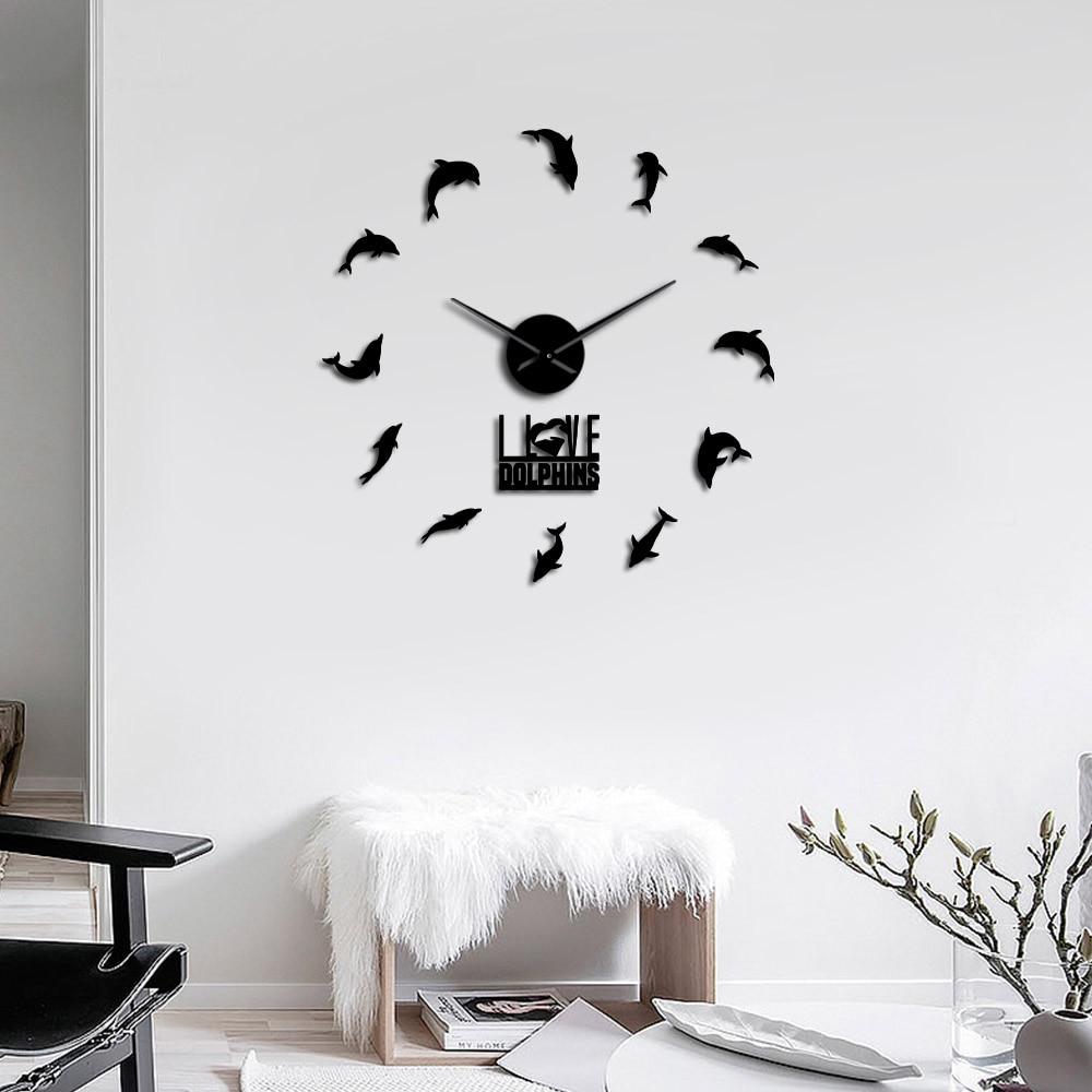 Giant Dolphin Wall Clock My Wall Clock