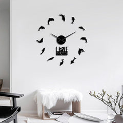 Giant Dolphin Wall Clock My Wall Clock