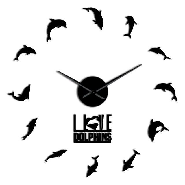 Giant Dolphin Wall Clock My Wall Clock