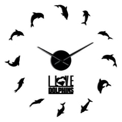Giant Dolphin Wall Clock My Wall Clock