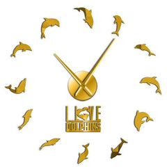 Giant Dolphin Wall Clock My Wall Clock