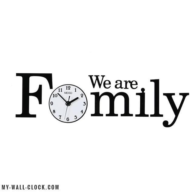 Giant Family Clock My Wall Clock