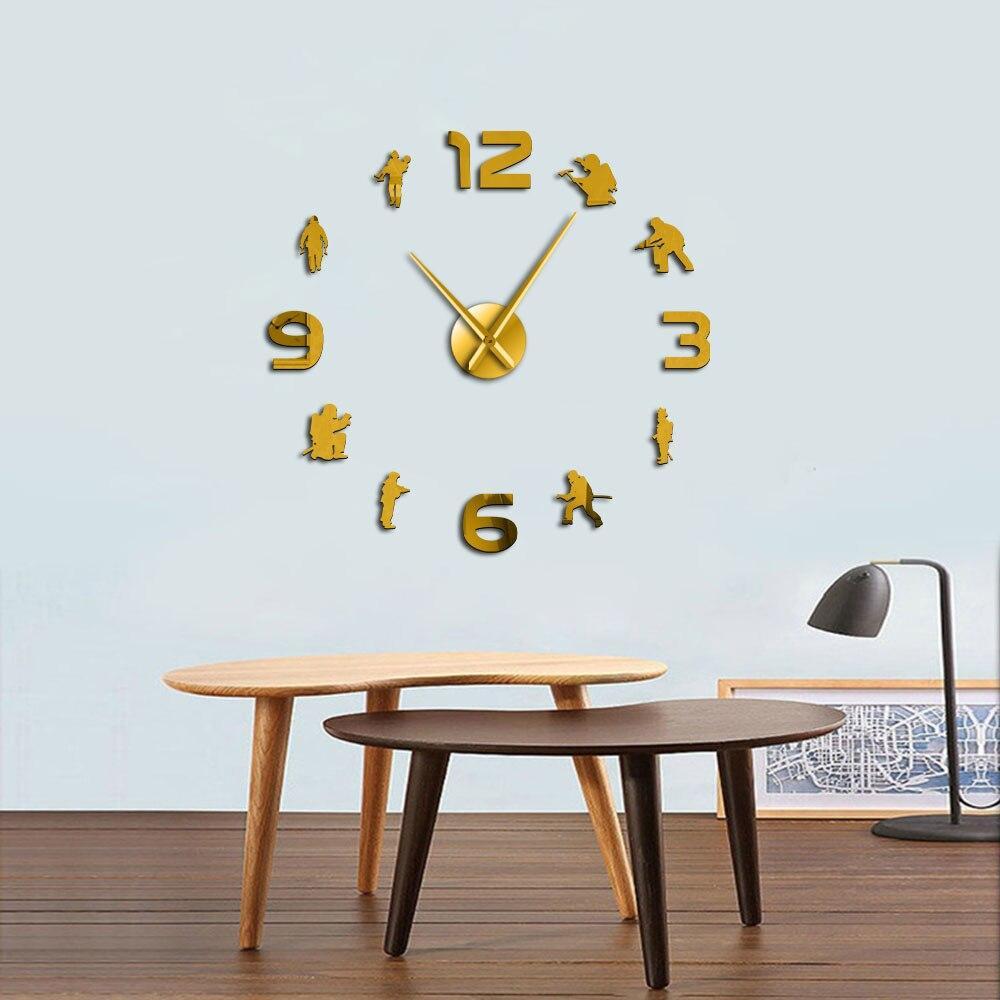 Giant Firefighter Wall Clock My Wall Clock