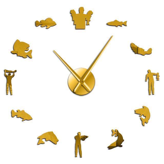 Giant Fisherman Wall Clock My Wall Clock