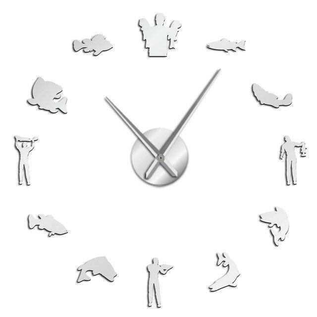 Giant Fisherman Wall Clock My Wall Clock