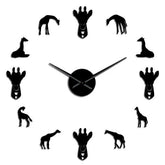 Giant Giraffe Wall Clock My Wall Clock