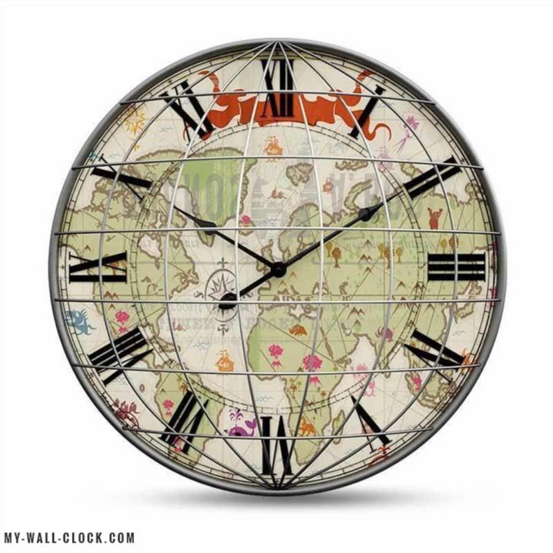 Giant Grid World Clock My Wall Clock