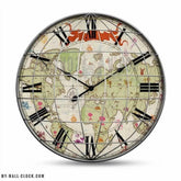 Giant Grid World Clock My Wall Clock