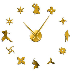 Giant Japanese Ninja Wall Clock My Wall Clock