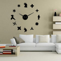 Giant Japanese Ninja Wall Clock My Wall Clock