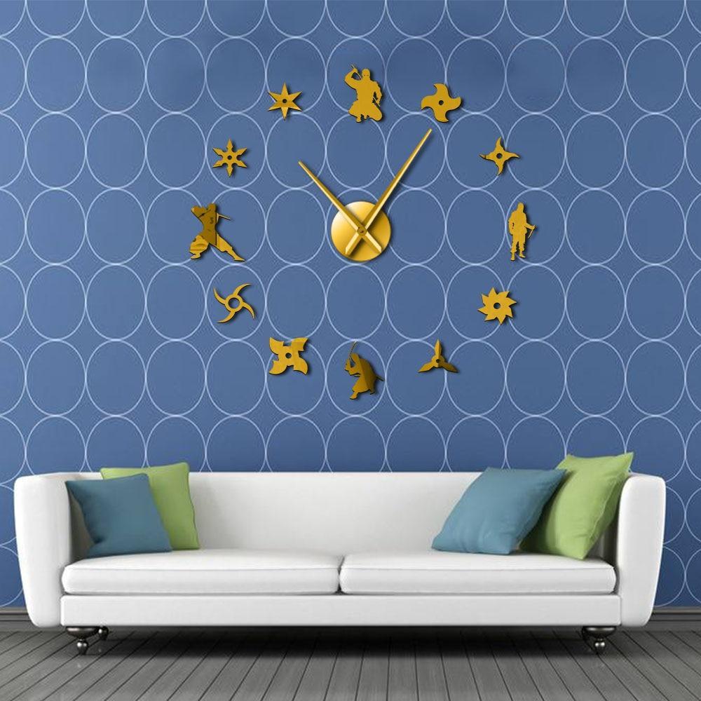 Giant Japanese Ninja Wall Clock My Wall Clock
