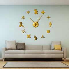 Giant Japanese Ninja Wall Clock My Wall Clock