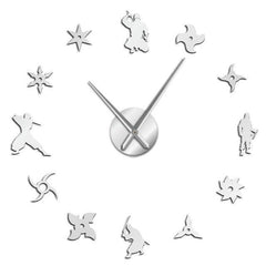 Giant Japanese Ninja Wall Clock My Wall Clock