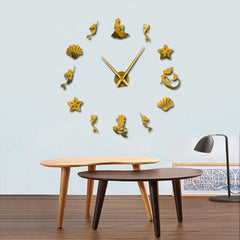 Giant Mermaid Wall Clock My Wall Clock