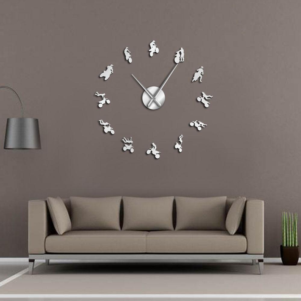 Giant Moto-cross Wall Clock My Wall Clock