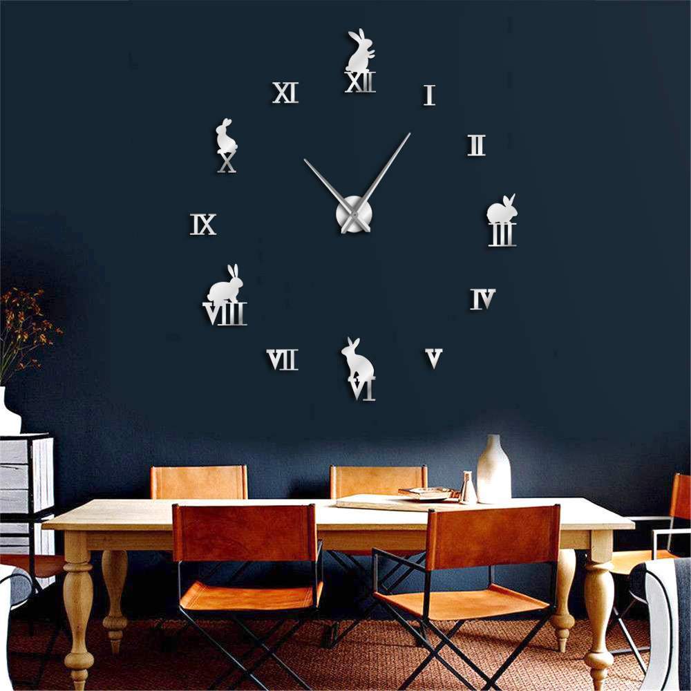 Giant Rabbit Wall Clock My Wall Clock