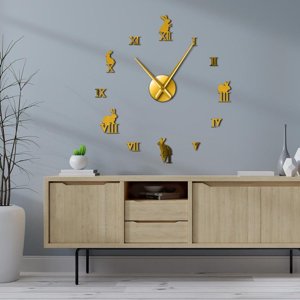 Giant Rabbit Wall Clock My Wall Clock