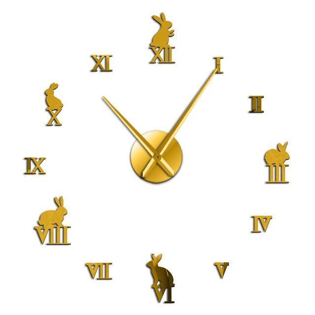 Giant Rabbit Wall Clock My Wall Clock