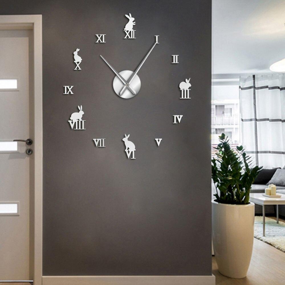 Giant Rabbit Wall Clock My Wall Clock