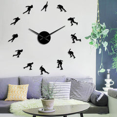 Giant Skating Wall Clock My Wall Clock