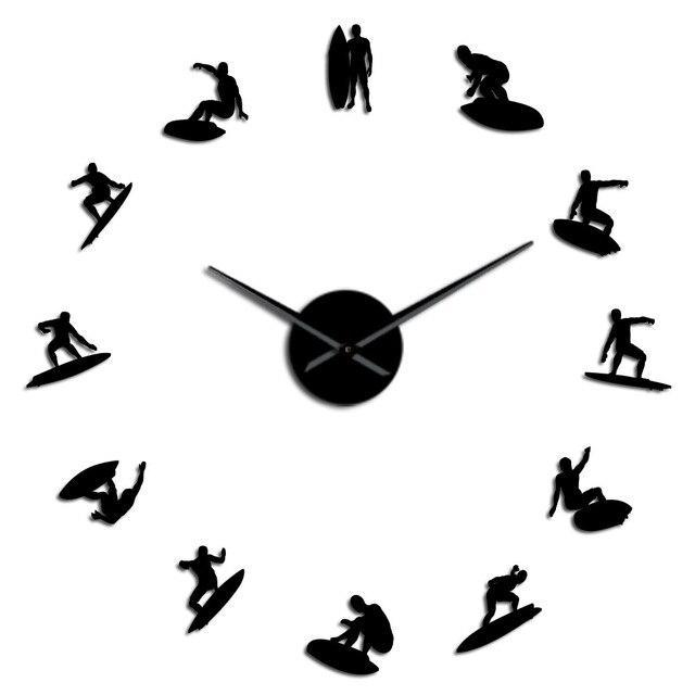 Giant Surfing Wall Clock My Wall Clock