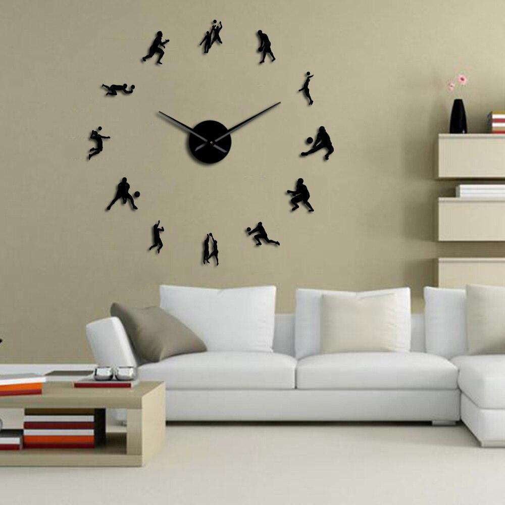 Giant Volleyball Wall Clock DIY My Wall Clock