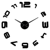 Giant Wall Clock 3D Figures My Wall Clock