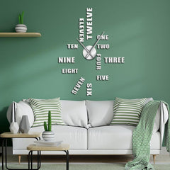 Giant Wall Clock English Numerals My Wall Clock