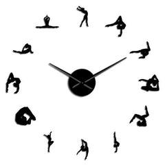 Giant Wall Clock Gymnastic My Wall Clock