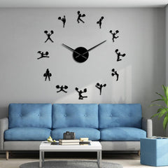 Giant Wall Clock Pom-Pom Girl My Wall Clock