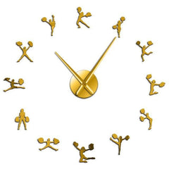 Giant Wall Clock Pom-Pom Girl My Wall Clock