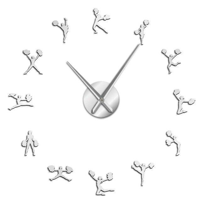 Giant Wall Clock Pom-Pom Girl My Wall Clock