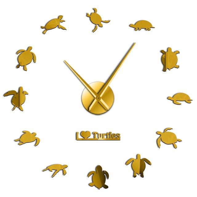 Giant Wall Clock Turtle My Wall Clock