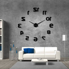 Giant Wall Clock Upside Down Digits My Wall Clock
