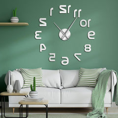 Giant Wall Clock Upside Down Digits My Wall Clock