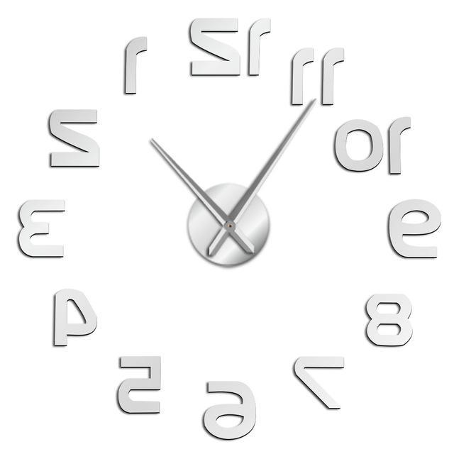 Giant Wall Clock Upside Down Digits My Wall Clock