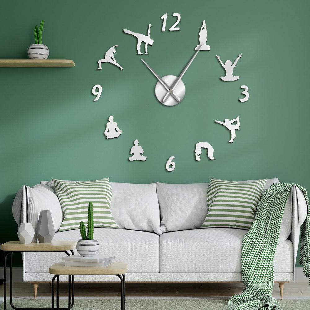 Giant Yoga Wall Clock My Wall Clock