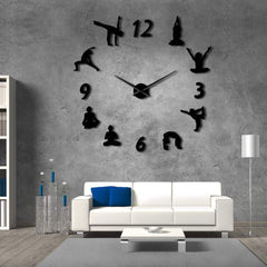 Giant Yoga Wall Clock My Wall Clock