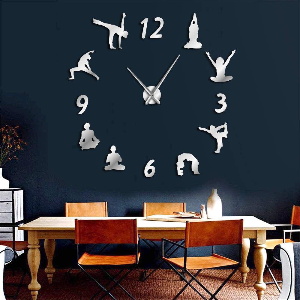 Giant Yoga Wall Clock My Wall Clock