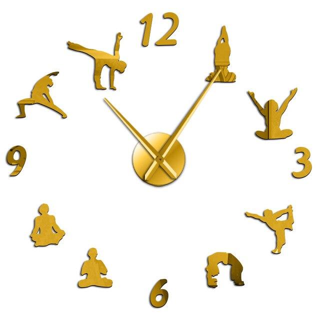 Giant Yoga Wall Clock My Wall Clock