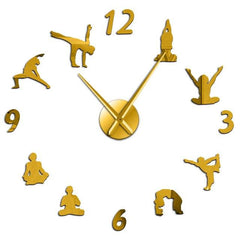 Giant Yoga Wall Clock My Wall Clock