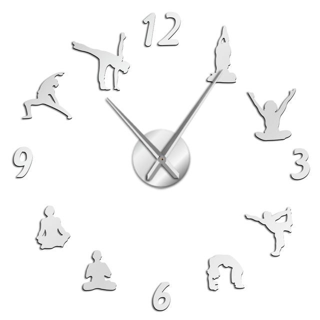 Giant Yoga Wall Clock My Wall Clock