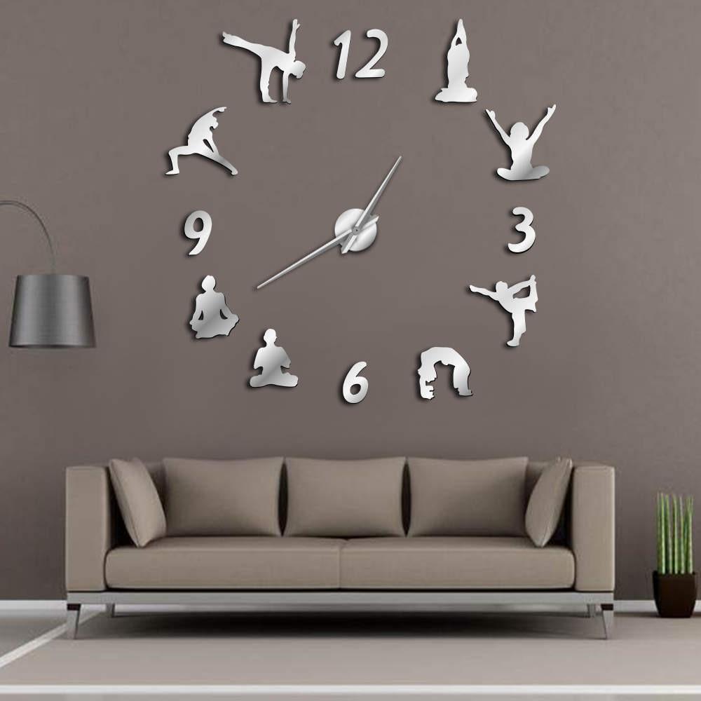 Giant Yoga Wall Clock My Wall Clock