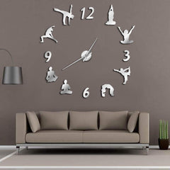 Giant Yoga Wall Clock My Wall Clock