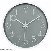Grey Circle Modern Clock My Wall Clock