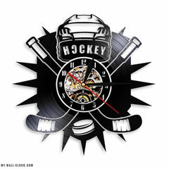 Hockey Vinyl Clock My Wall Clock